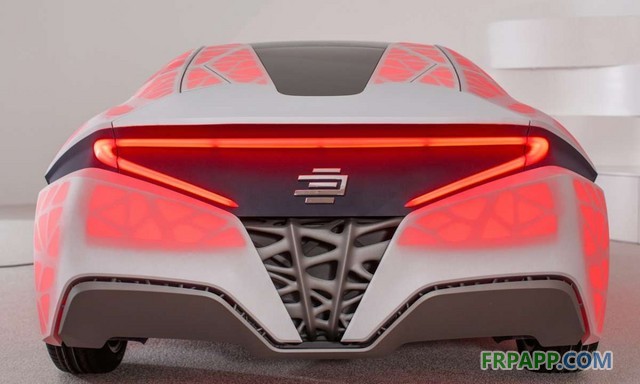 德國3D打印光繭概念車亮相日內瓦車展